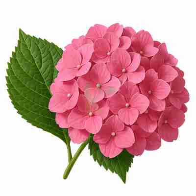Hydrangea macrophylla `EVERBLOOM Pink Wonder` (Hortensja ogrodowa)